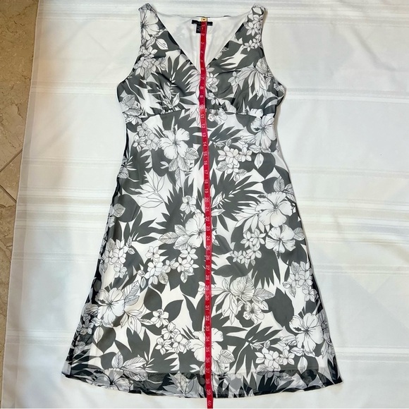 Summer Dress Pullover Sleeveless V Neck Floral Sz 12‎ Y2K Faith Love Passion EUC - Picture 8 of 10